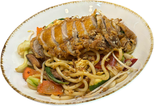 Gebratene Udon-Nudeln