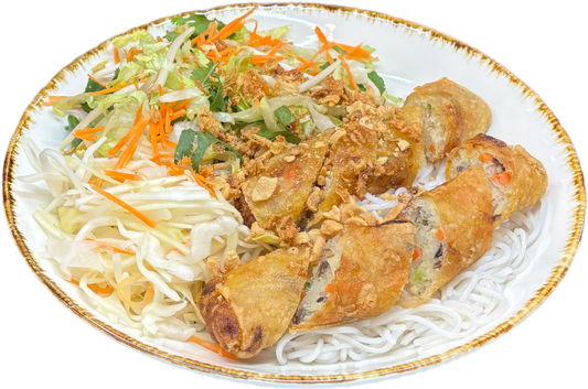 Bún Nem – Reisnudelschale mit Frühlingsrollen