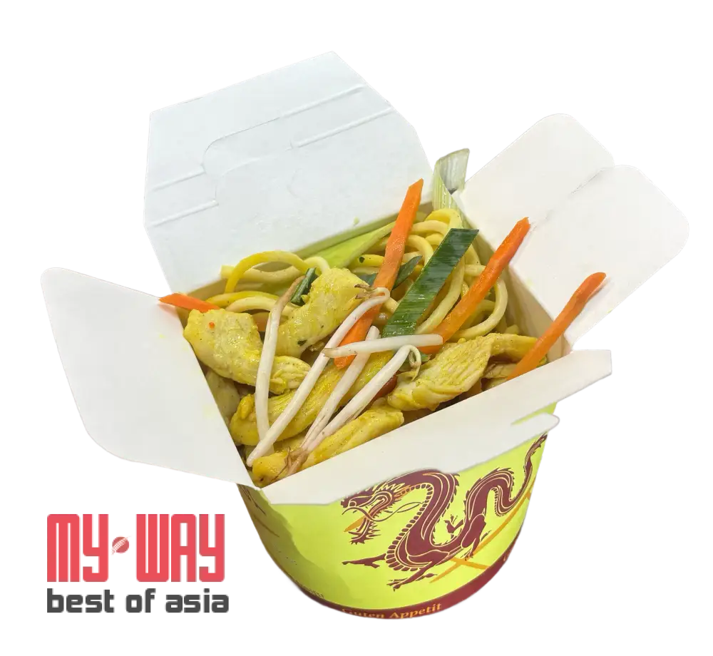 Nudel Box – Der schnelle Asia-Genuss für unterwegs Hühnerfleisch / Box